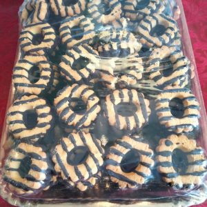 Canestrelli variegati al cioccolato